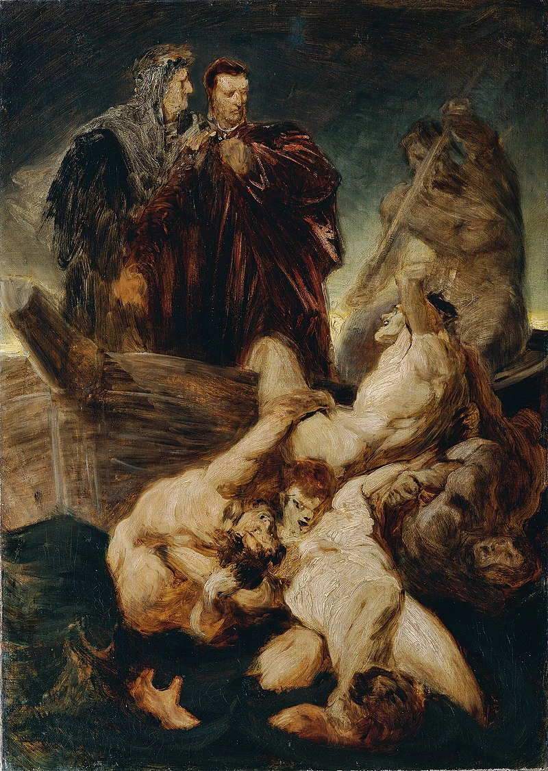 Dante e Virgilio all'inferno - Österreichische Galerie Belvedere, Vienna